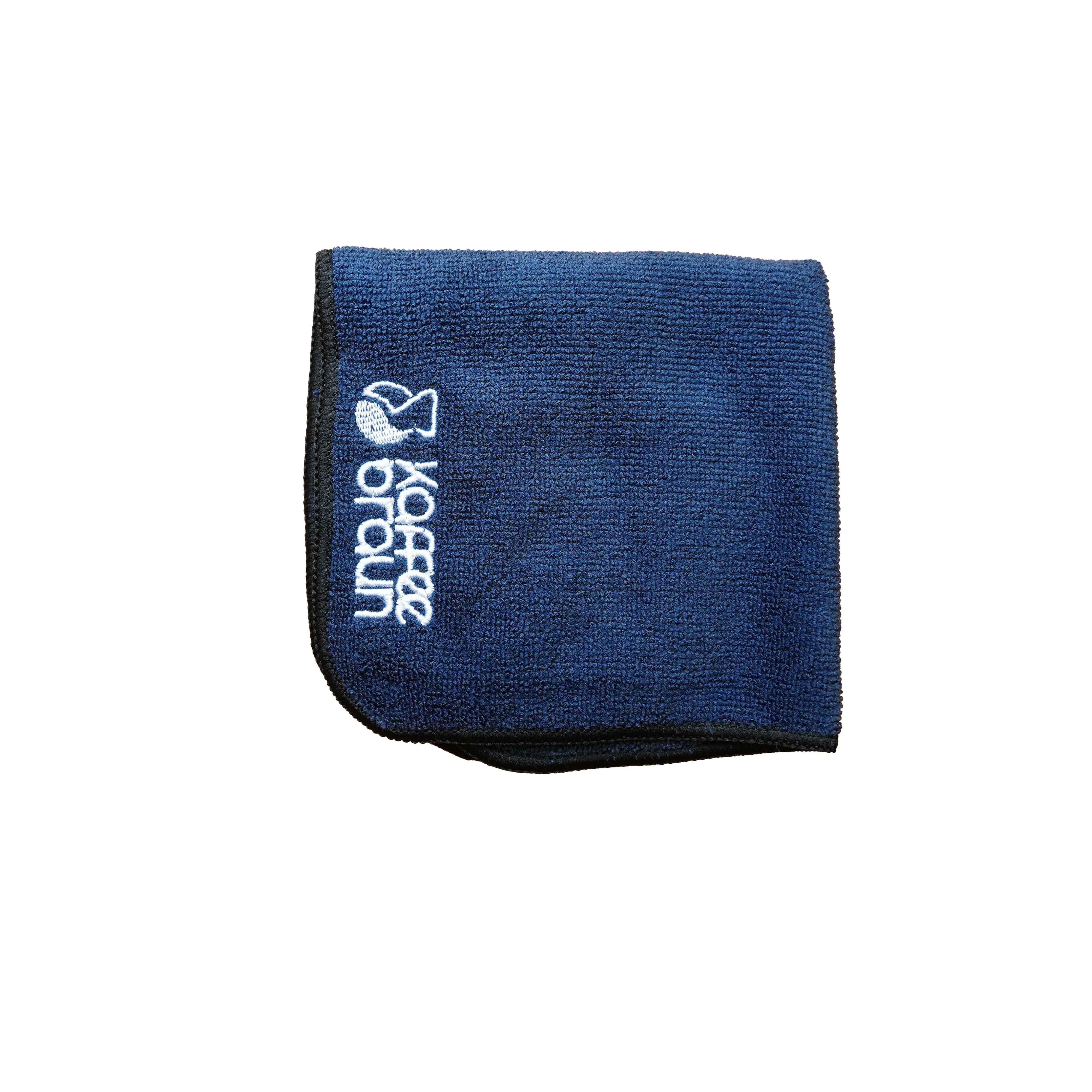blaues Barista Microfasertuch