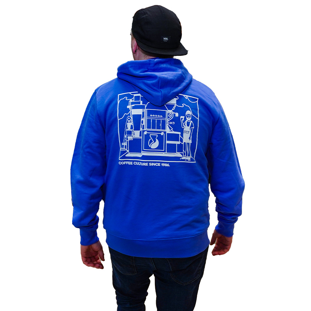 Kaffee Braun Hoodie Rückseite