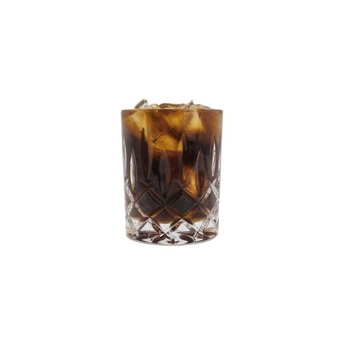 Cold Brew Pur im Glas mit Eiswürfeln