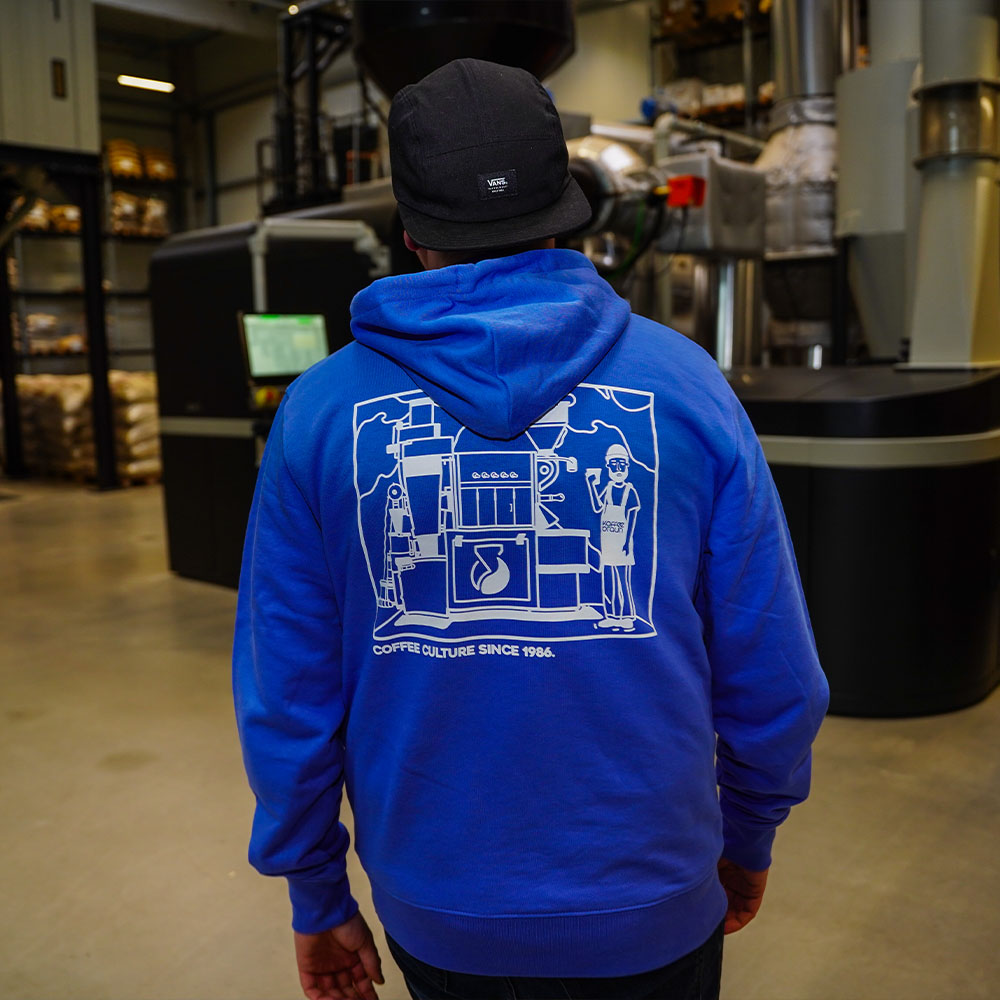 Kaffee Braun Hoodie Rückansicht Kaffee Braun Hoodie Rückansicht