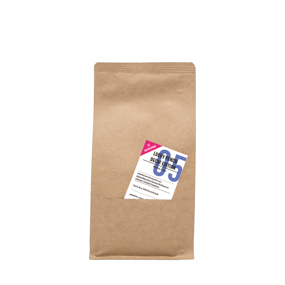 Karacho Lucky Punch Decaf, Kaffeepads, 18 Stk.